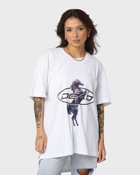 Dead Studios Till We Ride T-Shirt White/Black Street Style Casual and cool