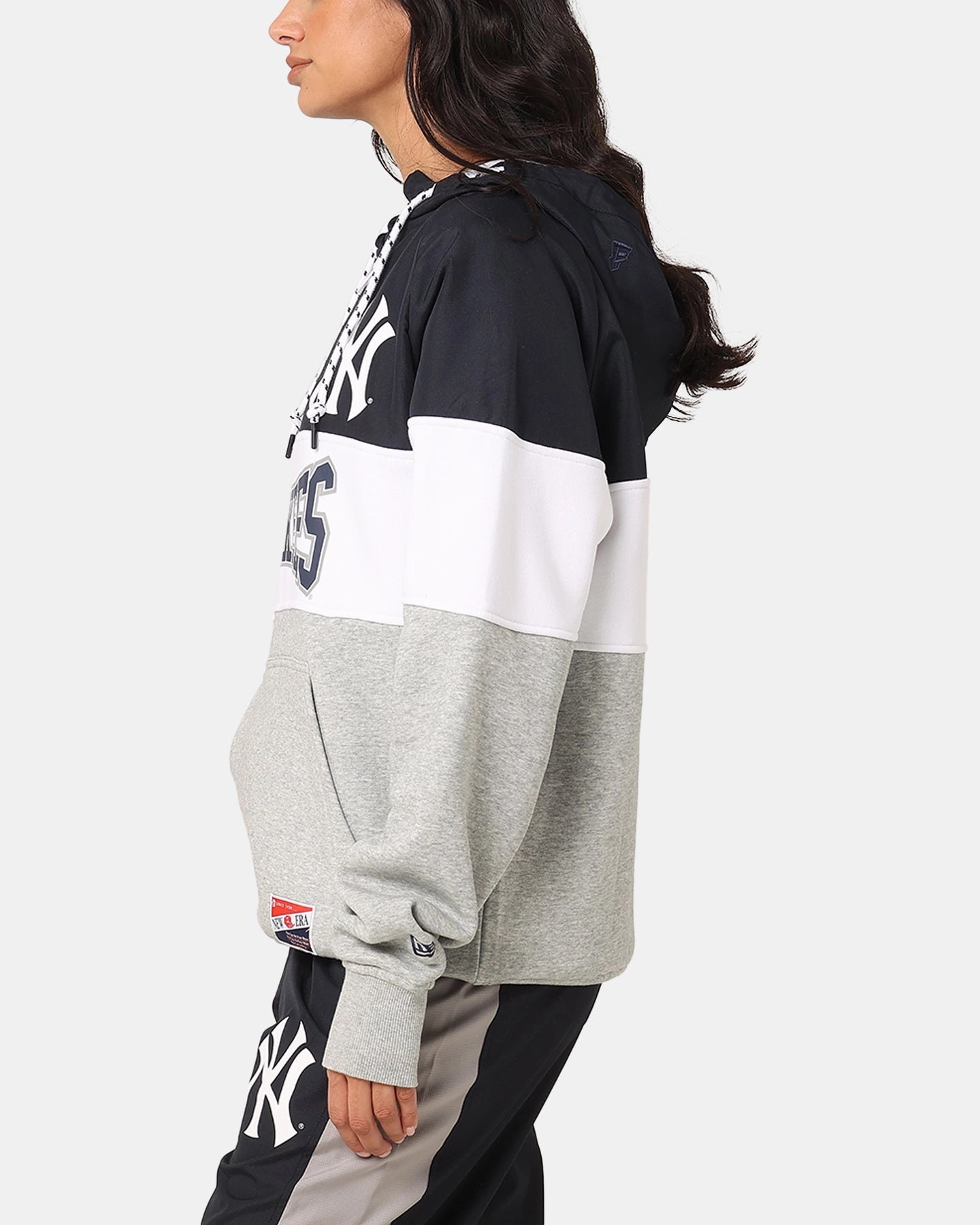 Consciousness New Era New York Yankees Quarter Zip Hoodie Navy