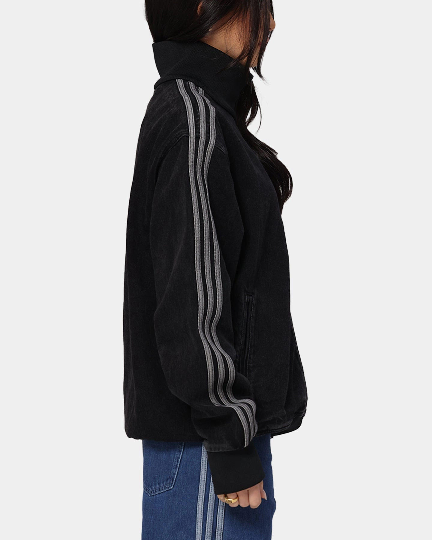 impulse buy Adidas Adicolor Denim Firebird Track Jacket True Black