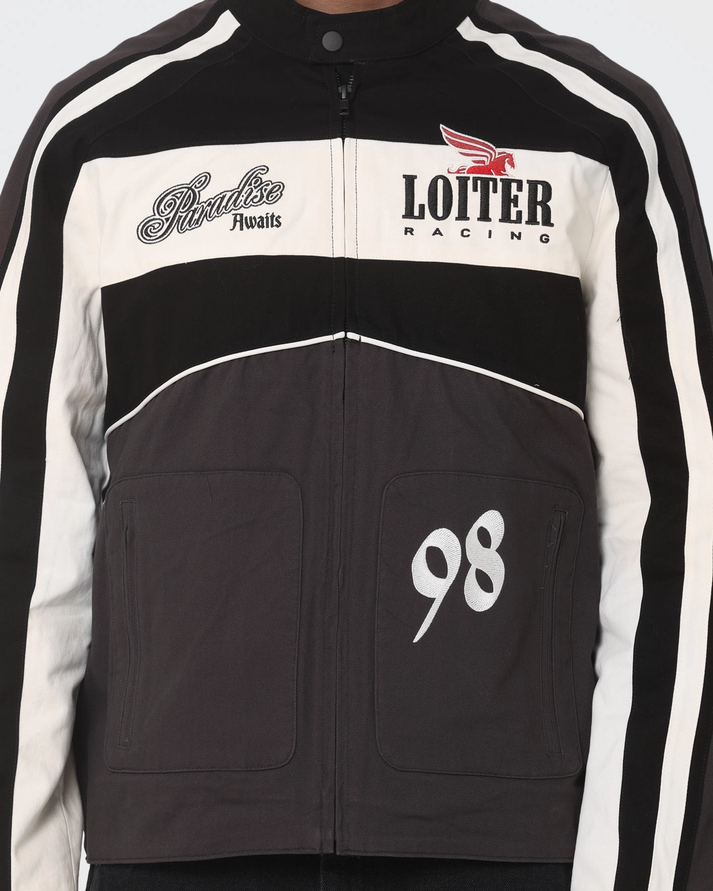 Loiter Motor Jacket Black Resist Workplace Use