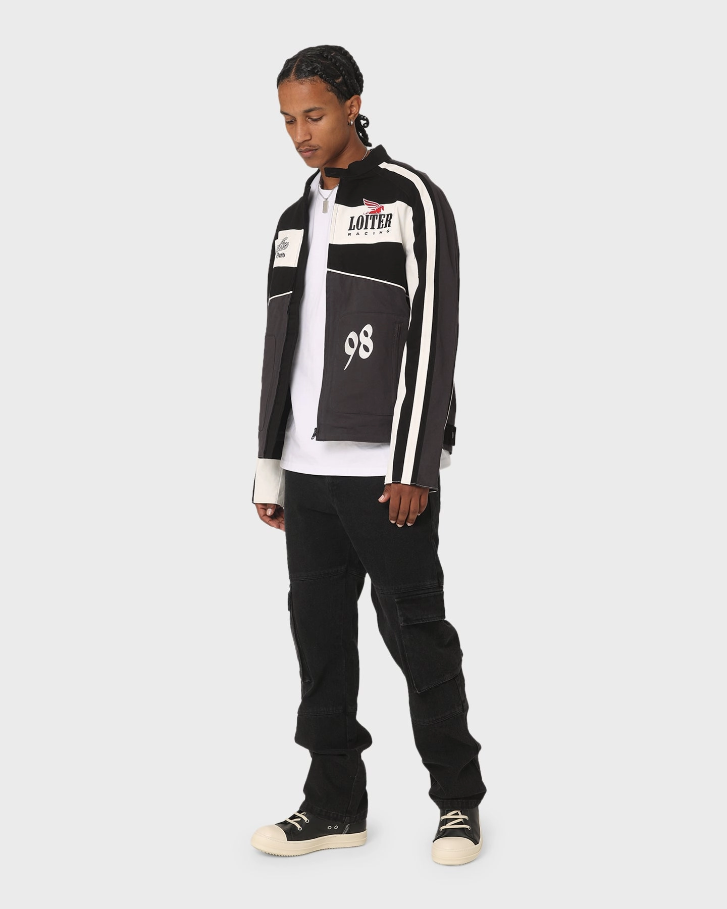 Loiter Motor Jacket Black Warm Outer Layer Envision