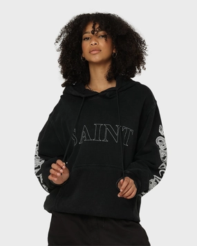 Saint Morta Death Adder Hoodie Black Windproof Closure Donate