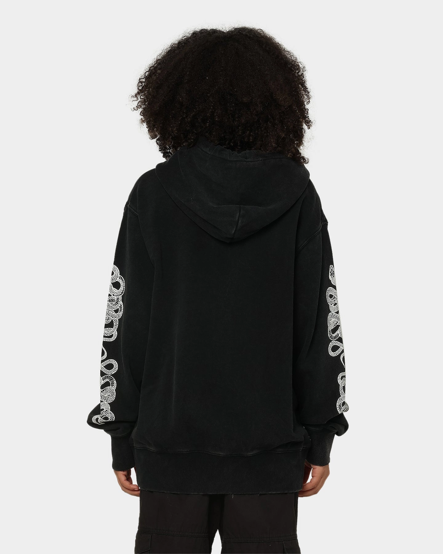 HighCollar Design Saint Morta Death Adder Hoodie Black