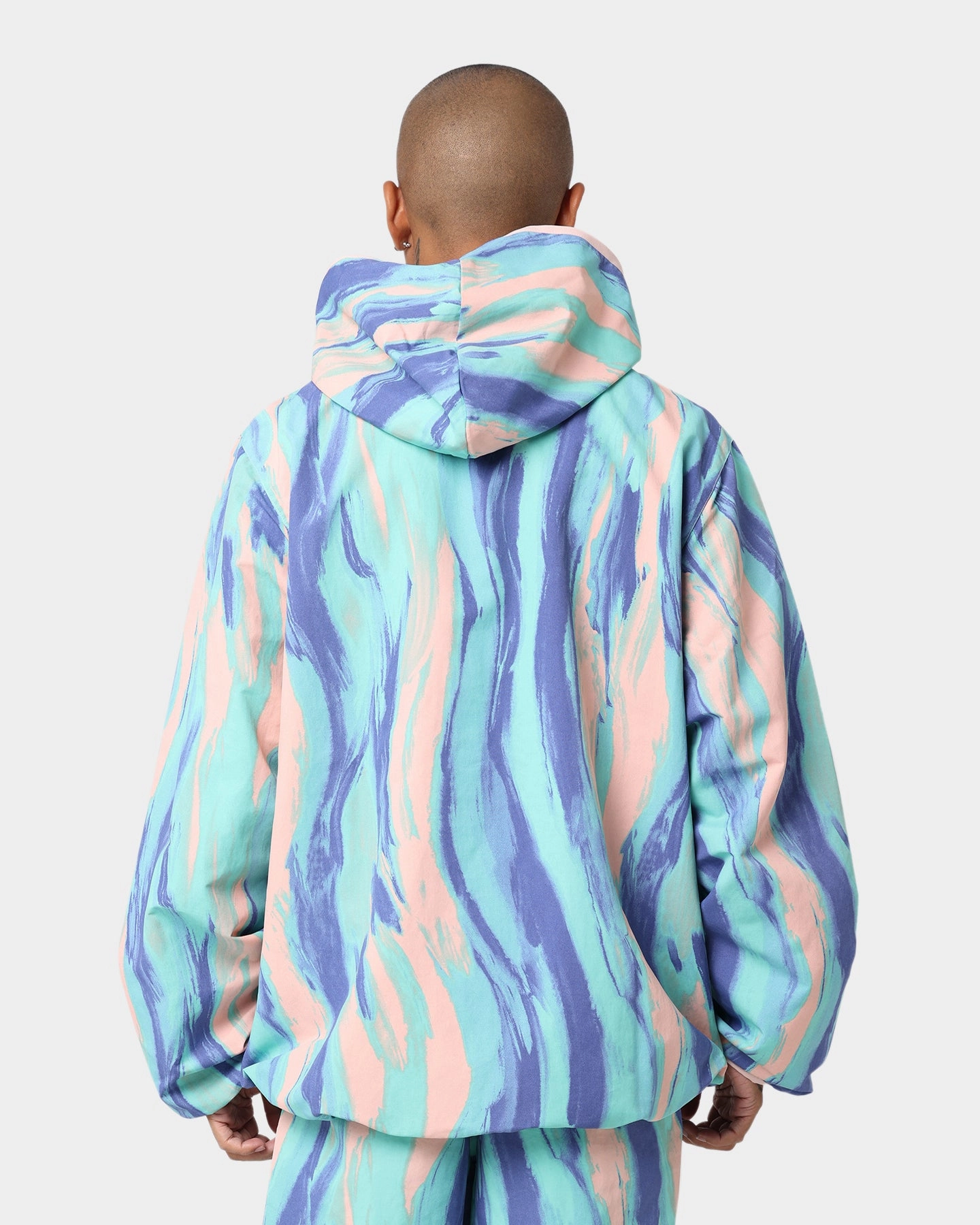 Indoor Dream Adidas Marbled Paint Patrick Kyle Windbreaker Vapor Pink/Multi Colour