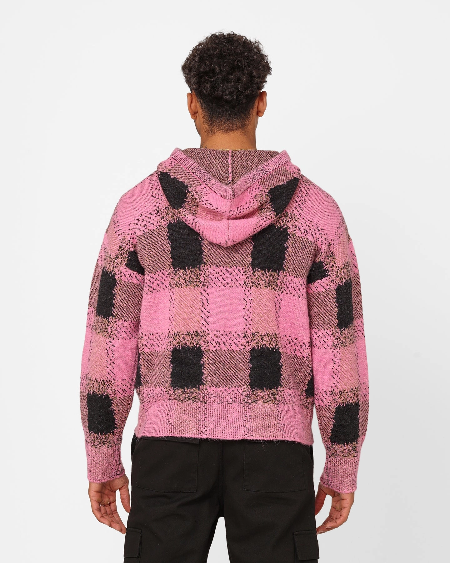 XXIII Dalas Plaid Hoodie Pink/Black Skill