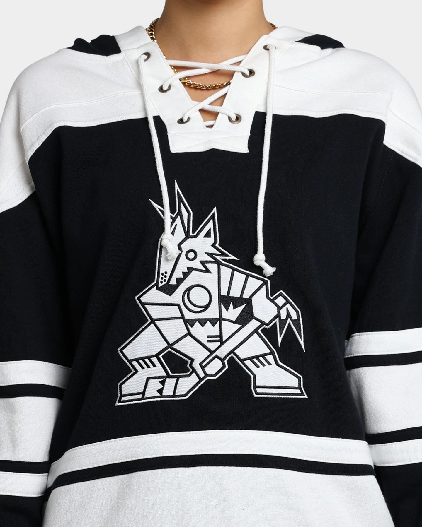 47 Brand Arizona Coyotes Superior Lacer Hoodie Jet Black Regular Fit