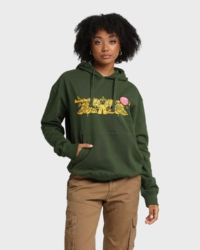 Guns N Roses Gun Logo Hoodie Forest Green exploration