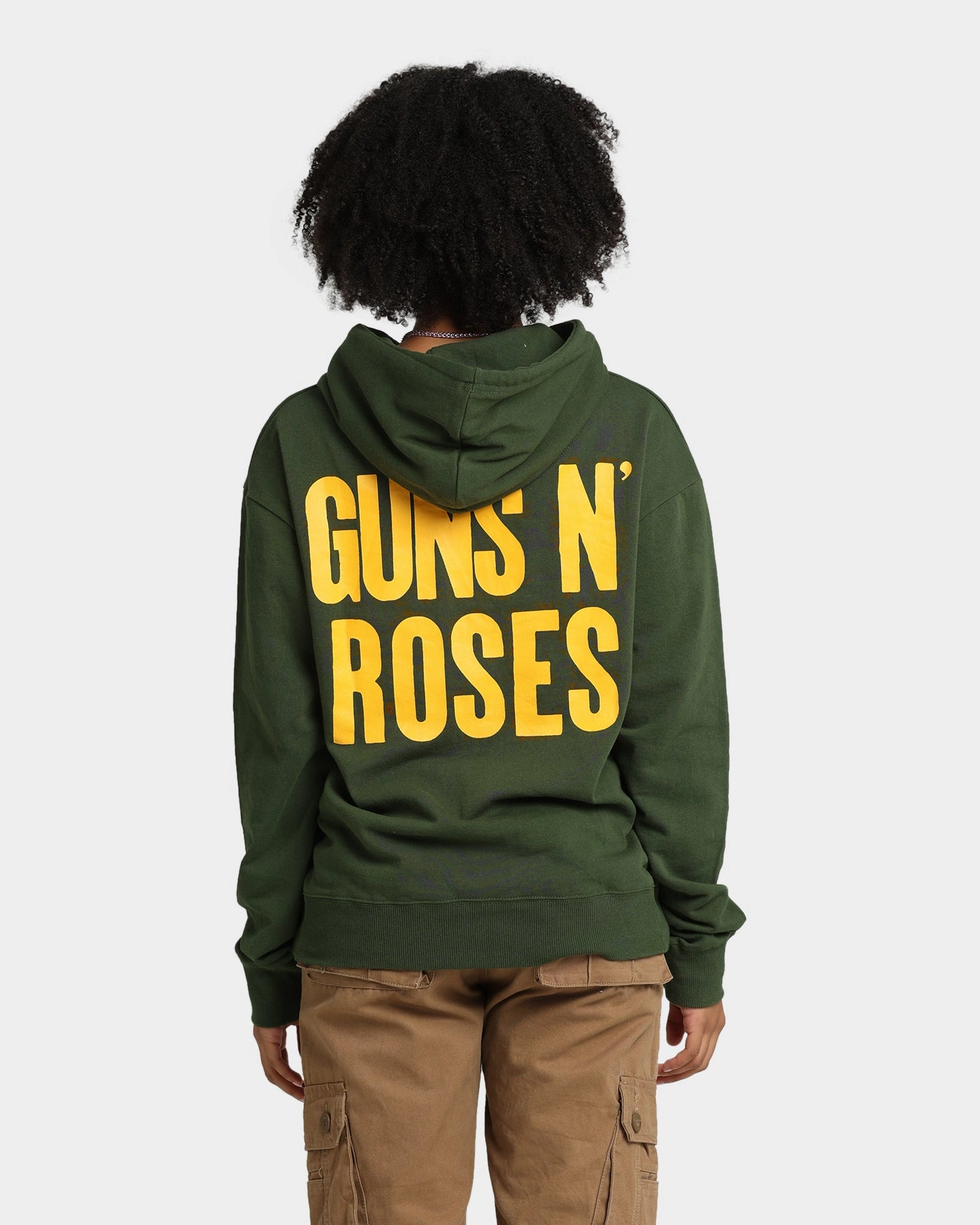 HemLock Adjustment System Guns N Roses Gun Logo Hoodie Forest Green
