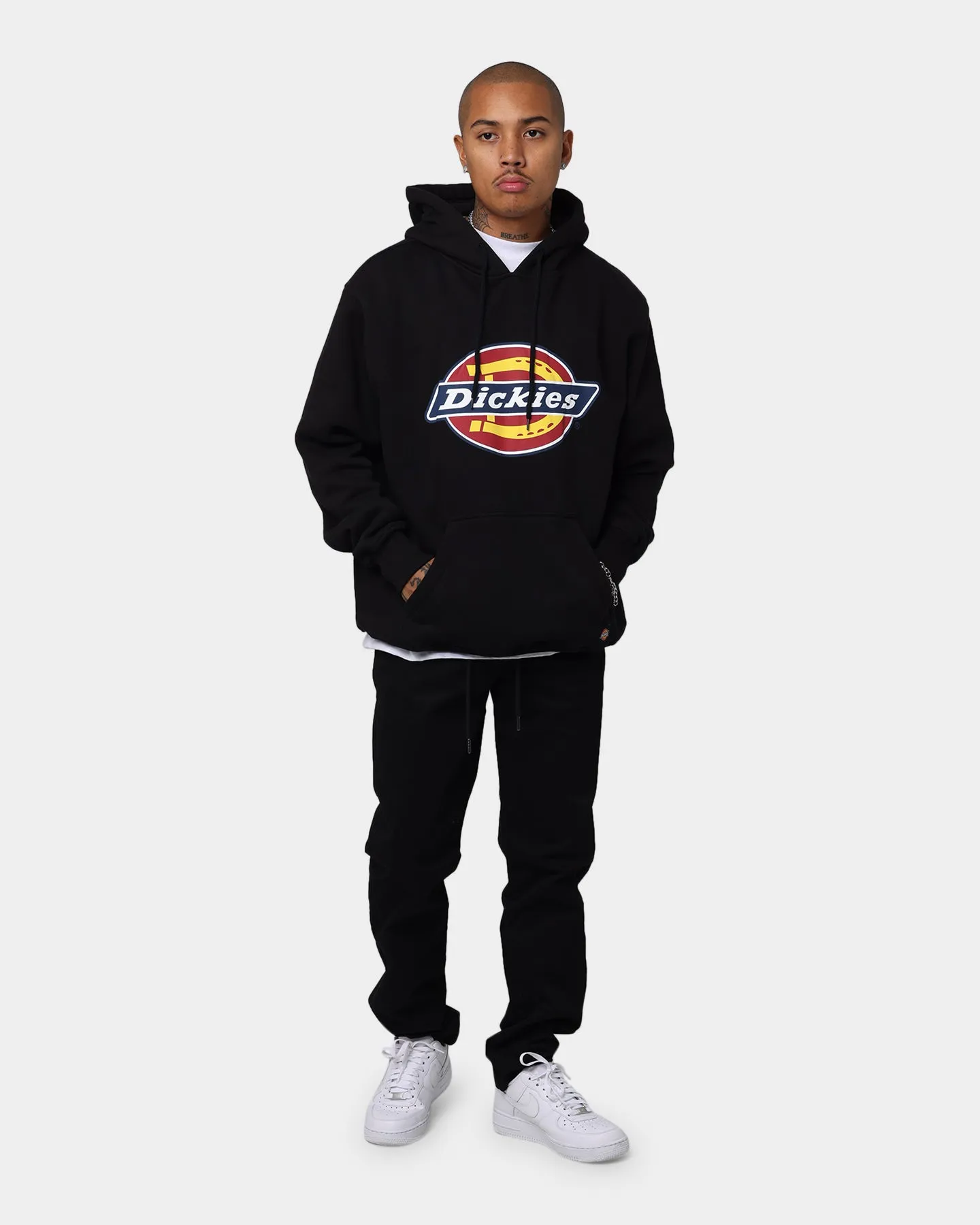 Casual Outdoor Layer Dickies H.S Classic Pop Over Hoodie Black
