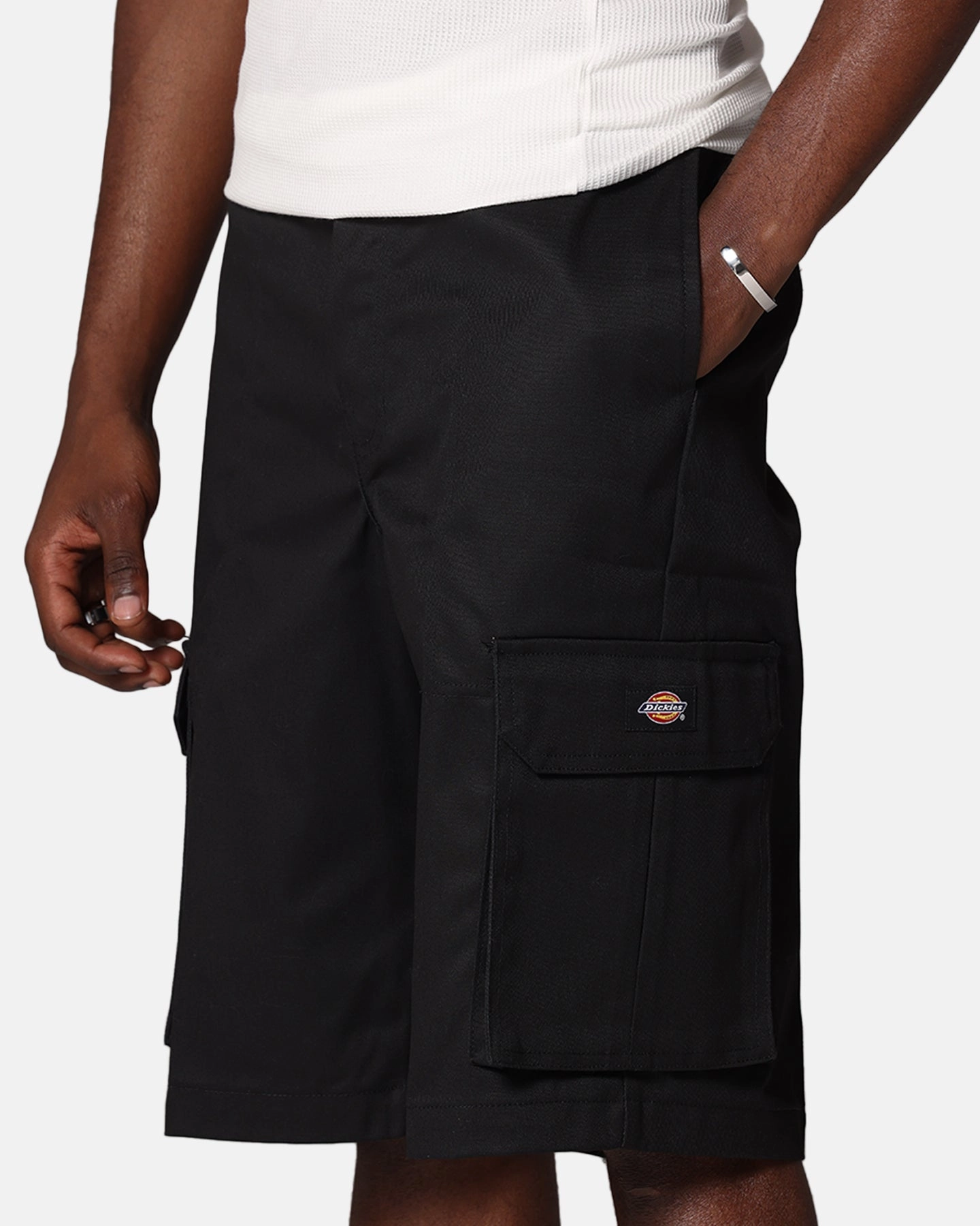 Bright Colors Dickies 131 Slim Straight Cargo Shorts Black