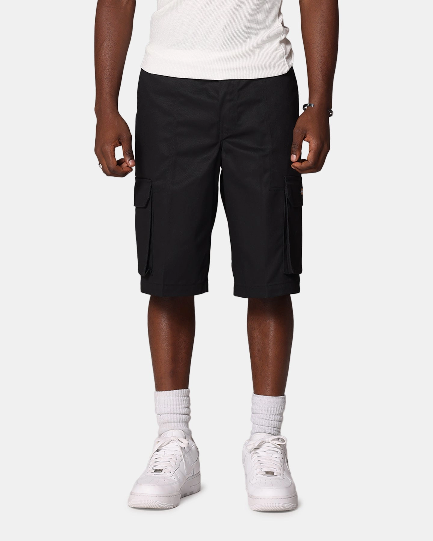 Smart Casual Dickies 131 Slim Straight Cargo Shorts Black