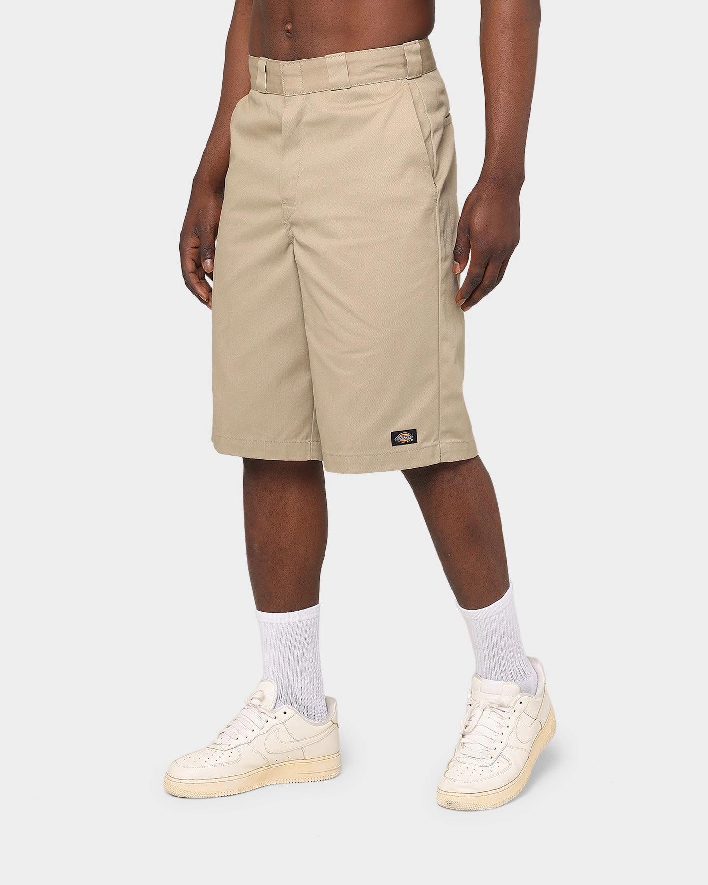 Dickies 13 Inch Loose Fit Work Shorts Khaki Breezy Comfort