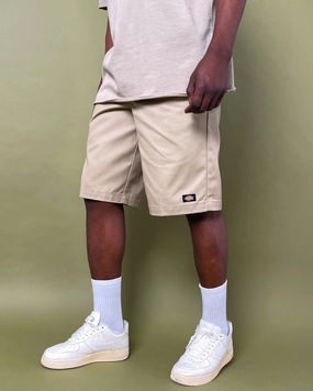 Dickies 13 Inch Loose Fit Work Shorts Khaki Outdoor Vibe cargo style