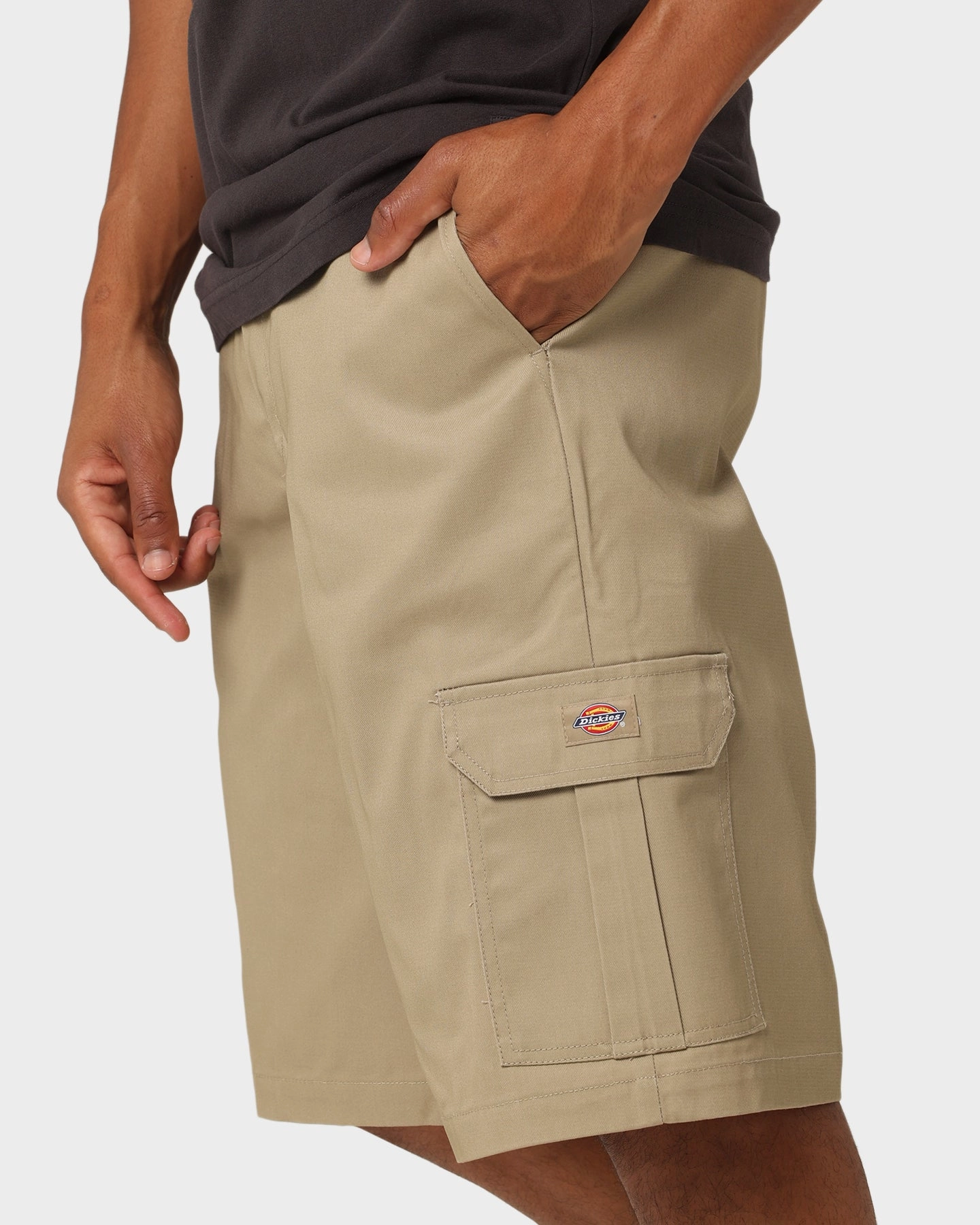 Dickies 42283 Cargo Shorts Khaki Sports Comfort Active Lifestyle