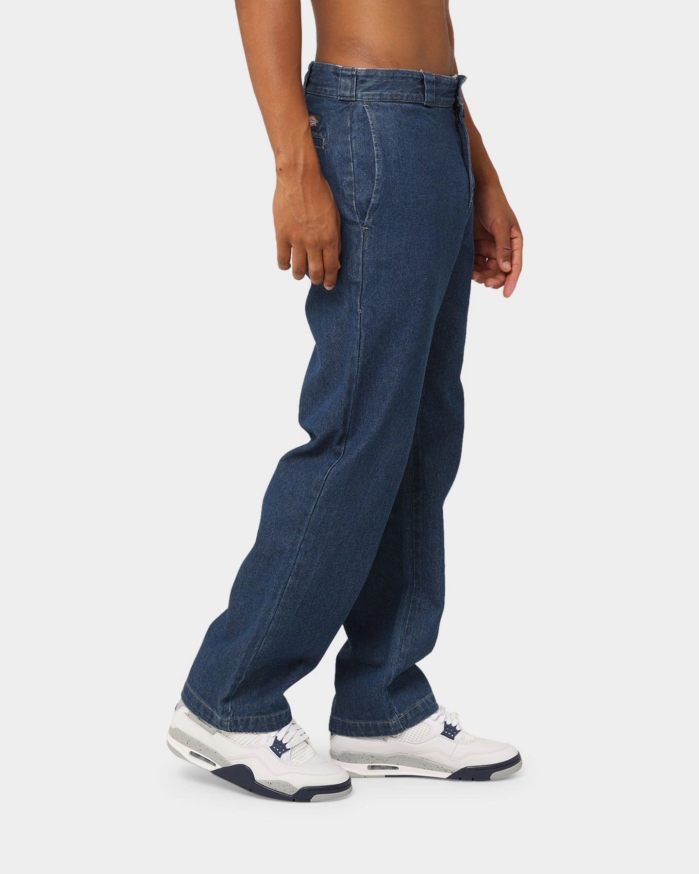 Dickies 874 Denim Stone Washed Indigo Non Restrictive Cut Winter Warmth Outdoor Adventure