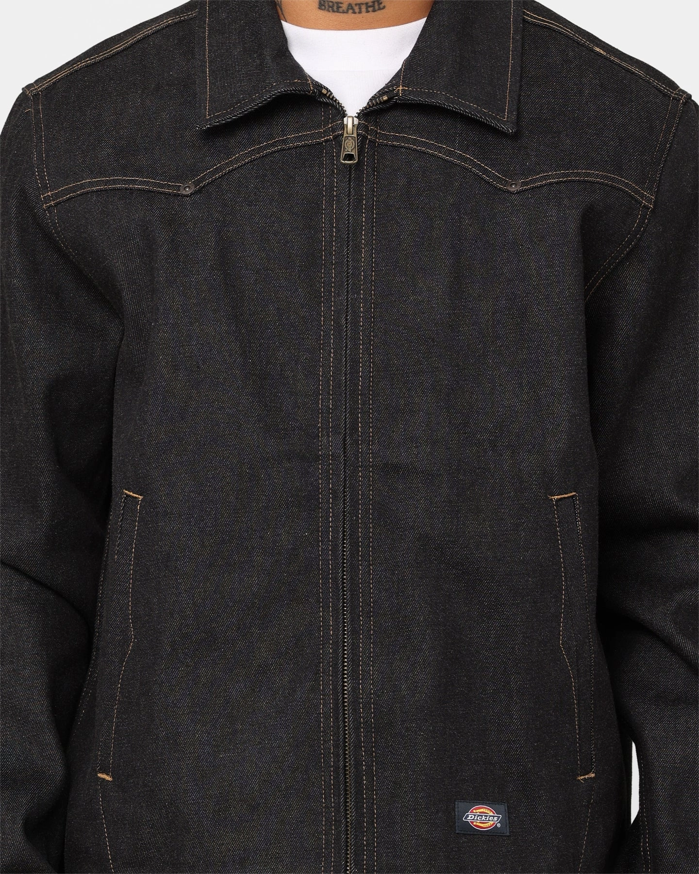 Cozy Core Shaving-cream Dickies Eisenhower Heatwave Jacket Indigo