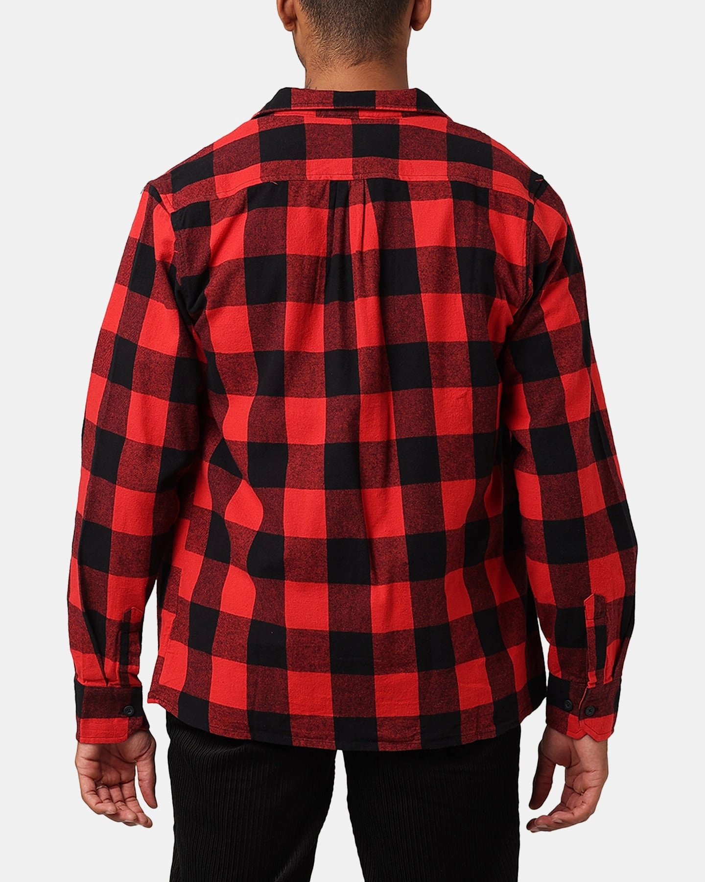 Machine washable Dickies Sacramento Flannel Shirt Red