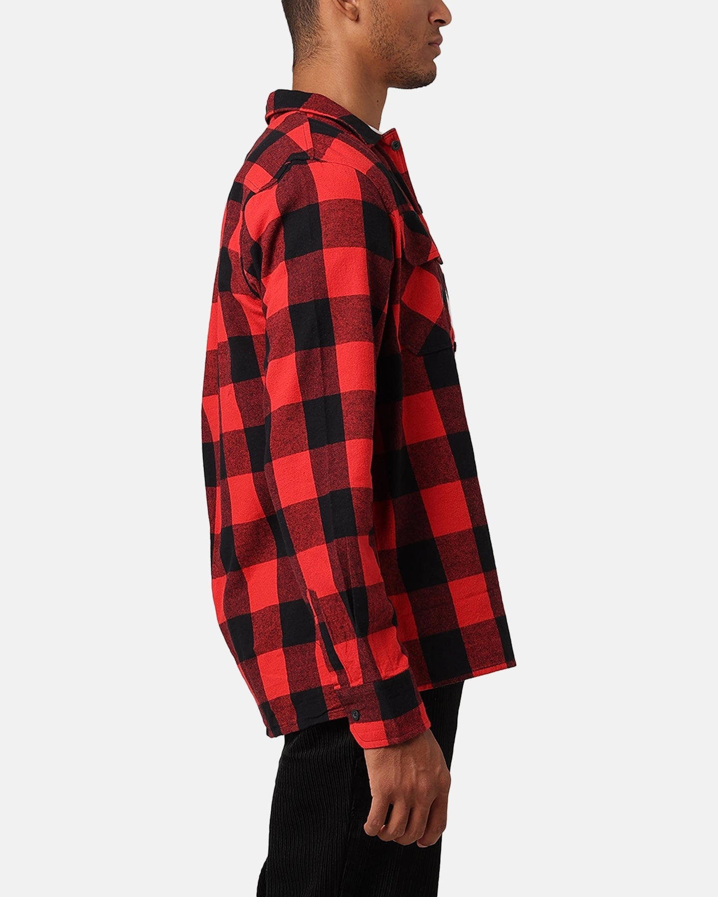 Dickies Sacramento Flannel Shirt Red Practical Design