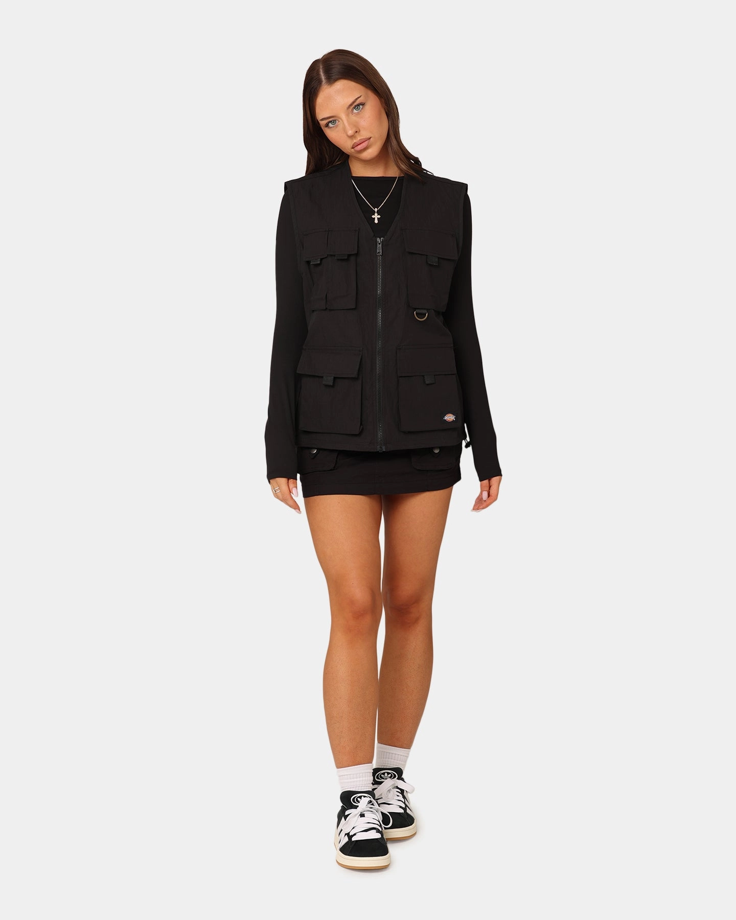 Lightweight Padding Dickies Women's Round Rock Vest Black