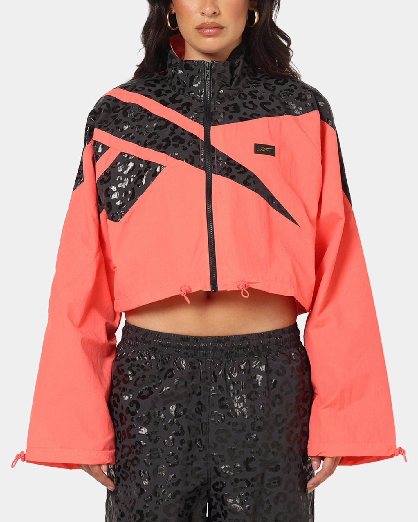 Fashion Layer Universal Backpack Compatibility Reebok X Angel Reese Women's Vector Track Jacket Coral