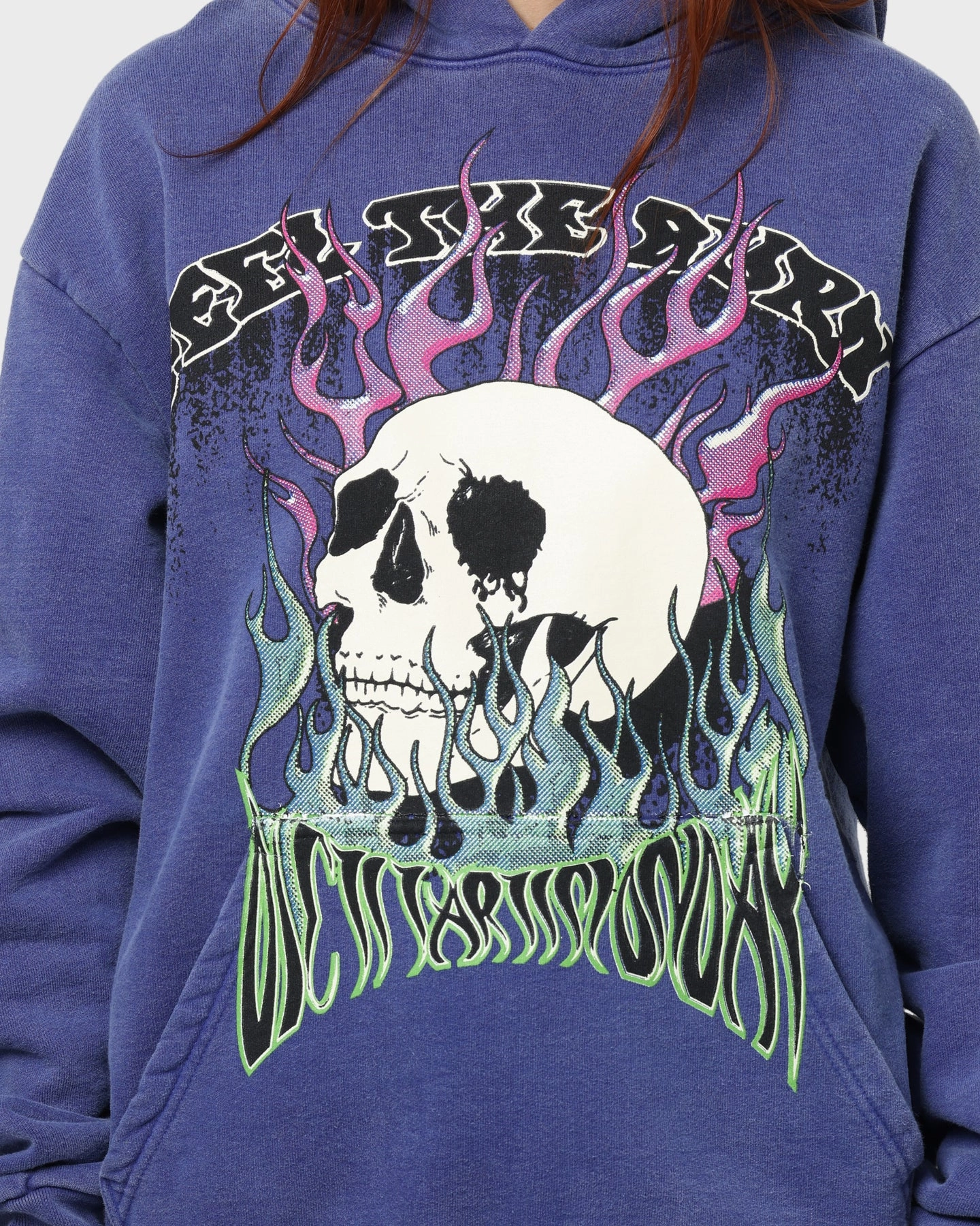 AntiPilling Surface Finish Diet Starts Monday Feel The Burn Hoodie Blue