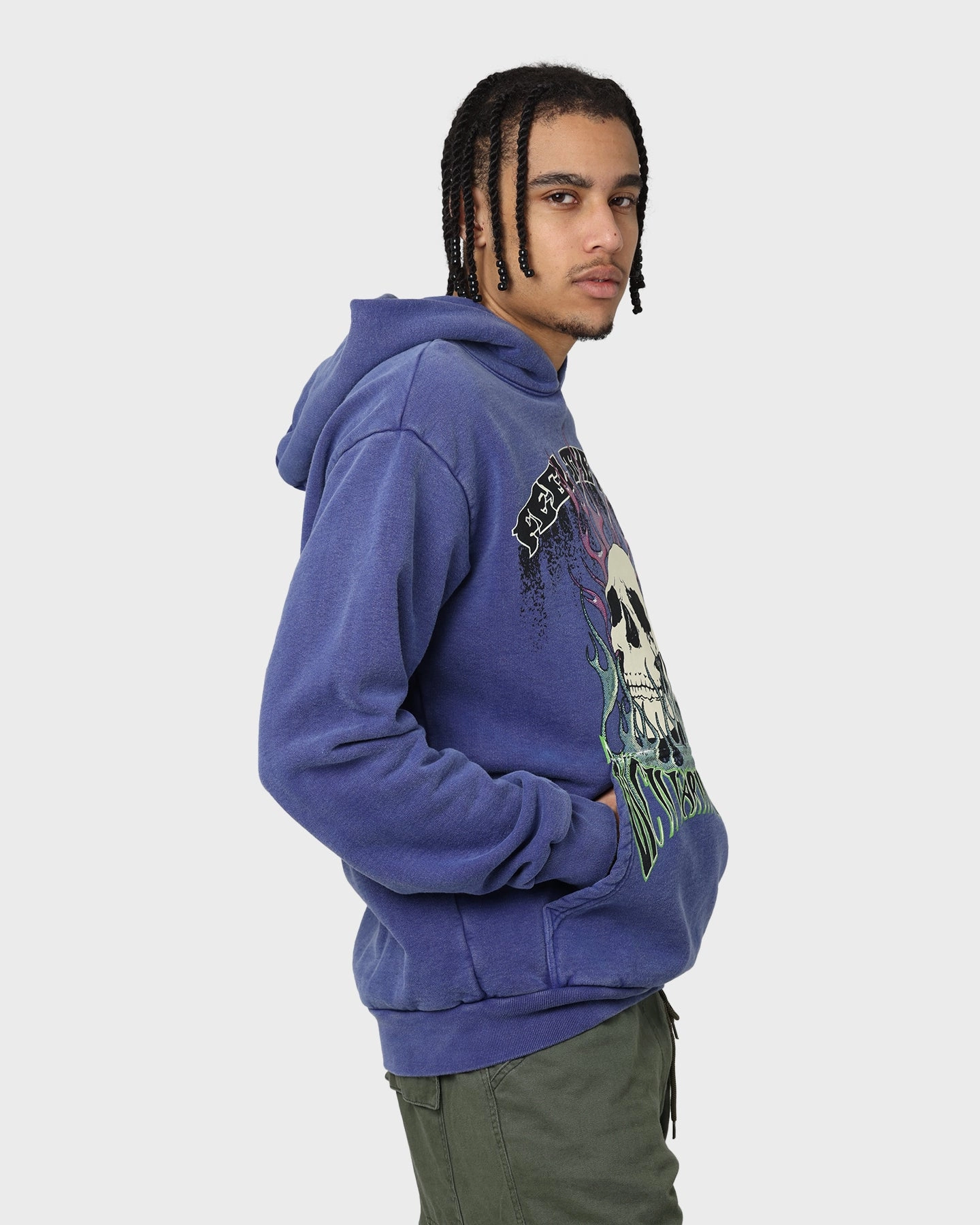 Quality Diet Starts Monday Feel The Burn Hoodie Blue