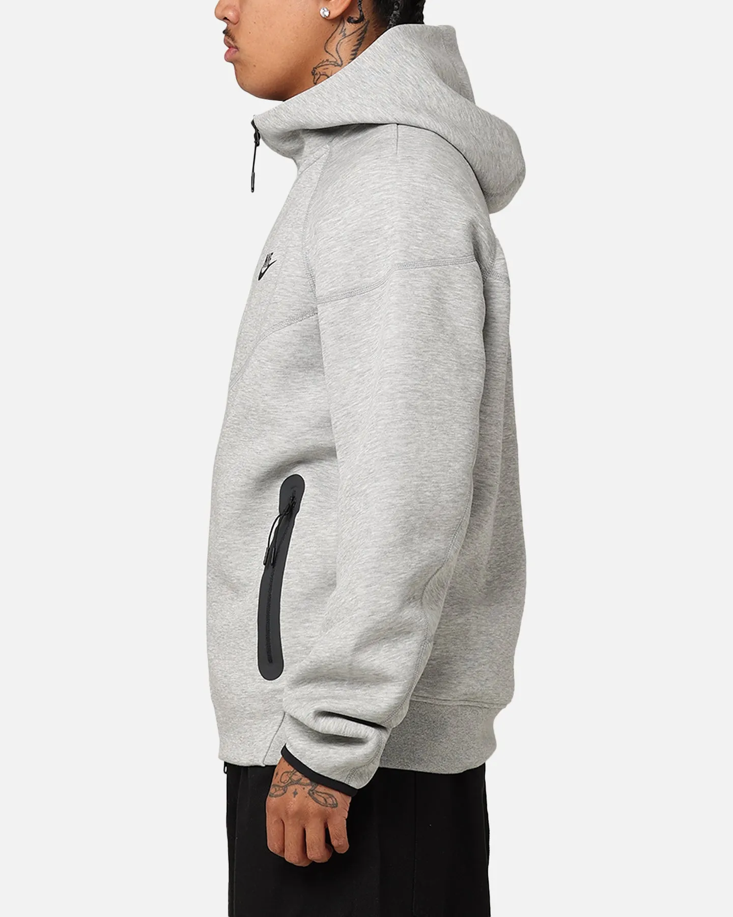 Nike Sportswear Tech Fleece Windrunner Jacket Dark Grey Heather Sporty Look