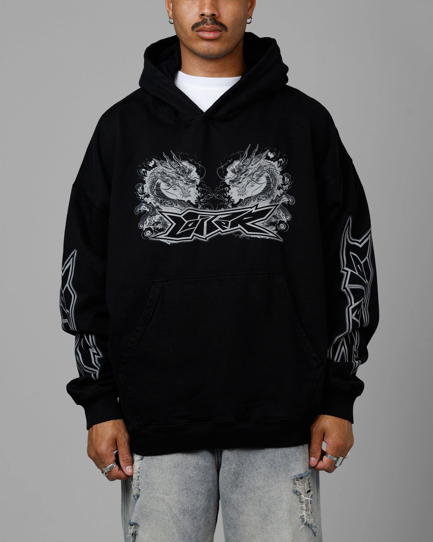 Loiter Draco Born Premium Hoodie Black Graphic
