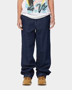 Picnic Style Creative Look Minimalist Style Smart Casual Spring Mood Formal Dickies 874 Denim Rinsed Indigo