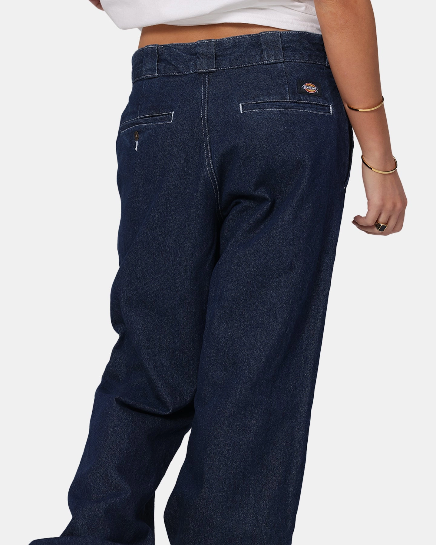 Dickies 874 Denim Rinsed Indigo Odor Control Coating Effortless Clothing