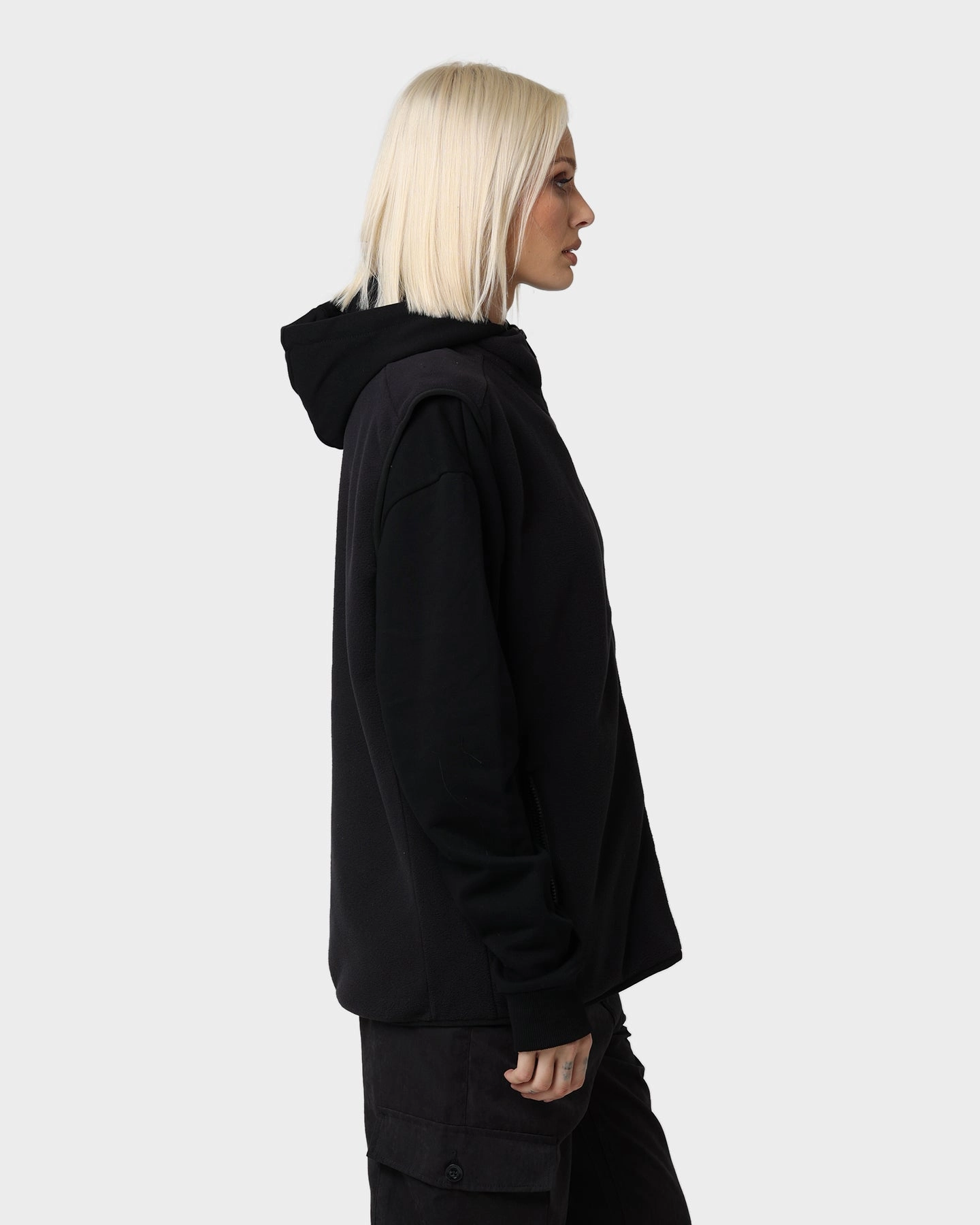 pattern - mixing Assist PYRA Polartec Fleece Vest Black/3M