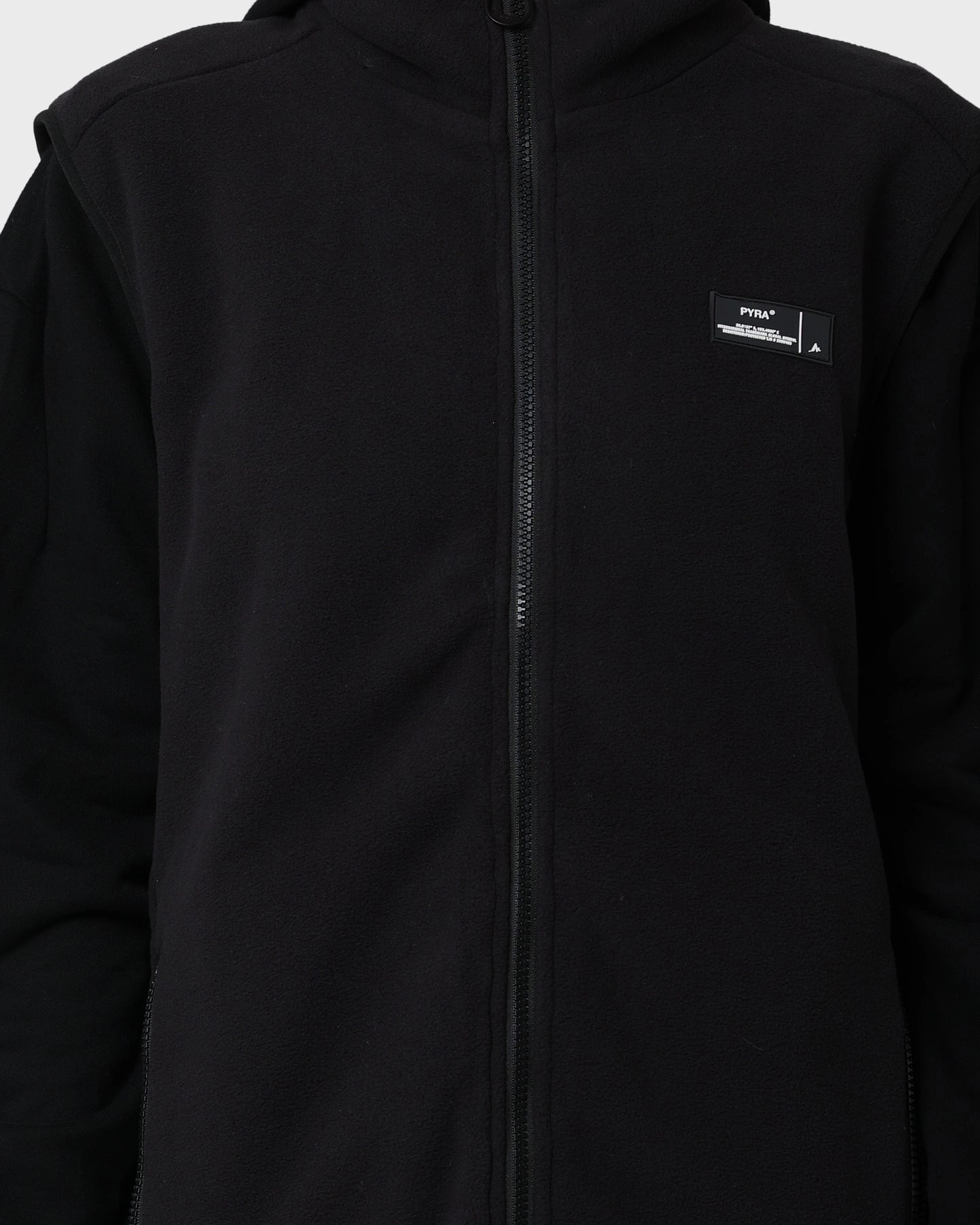 WaterproofSeams Low Profile PYRA Polartec Fleece Vest Black/3M