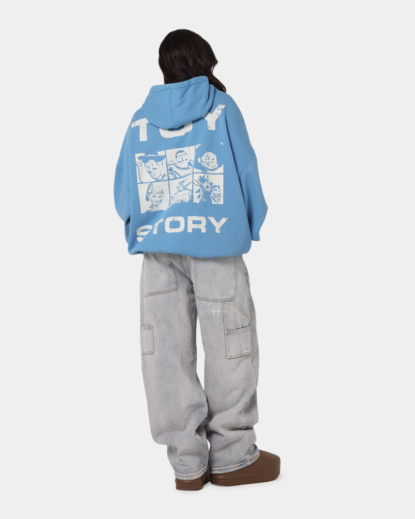 Packable design 73 Studio Disney Pixar Toy Story Coming Soon Premium Hoodie Washed Blue