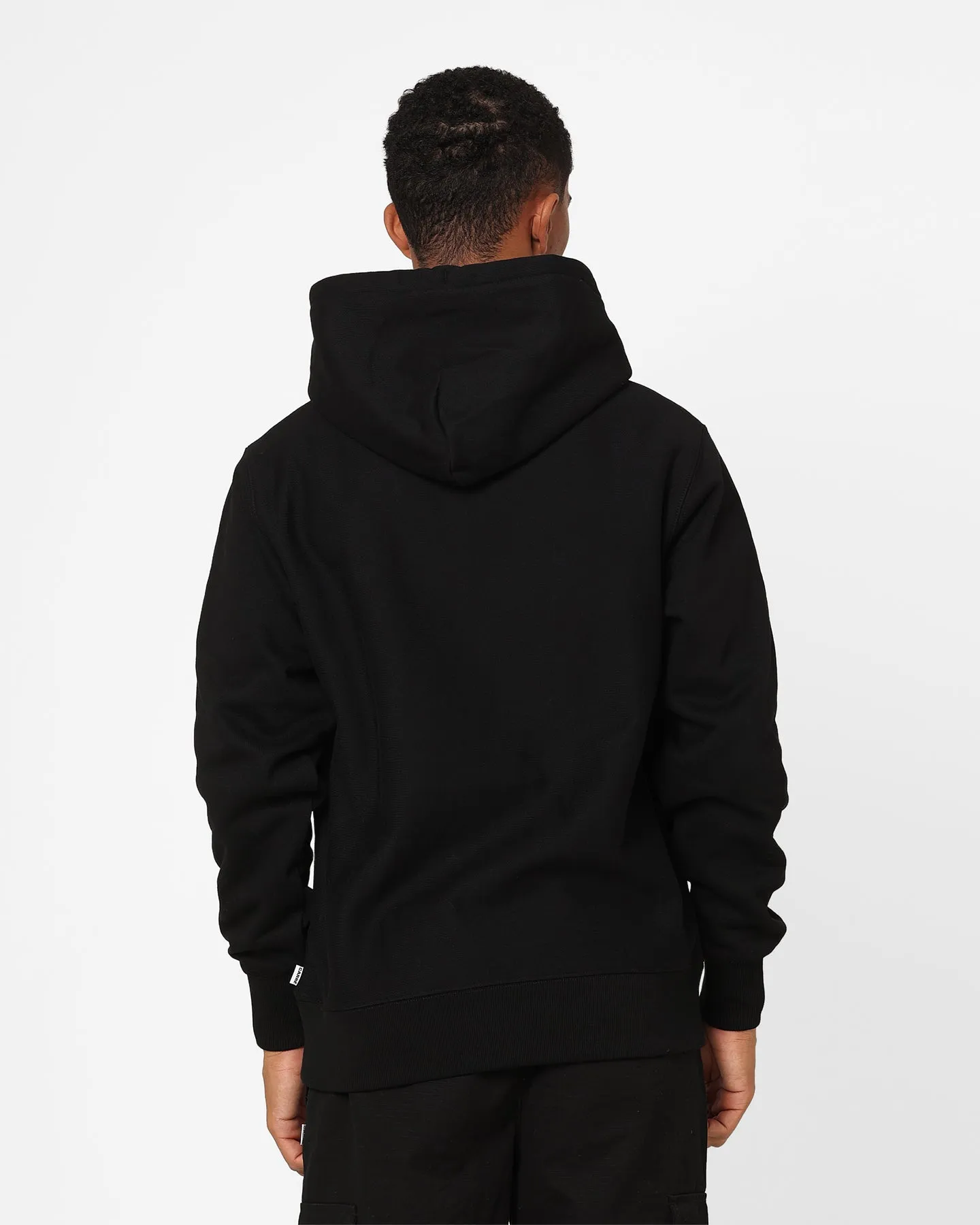 type Carre Shield Hoodie Black
