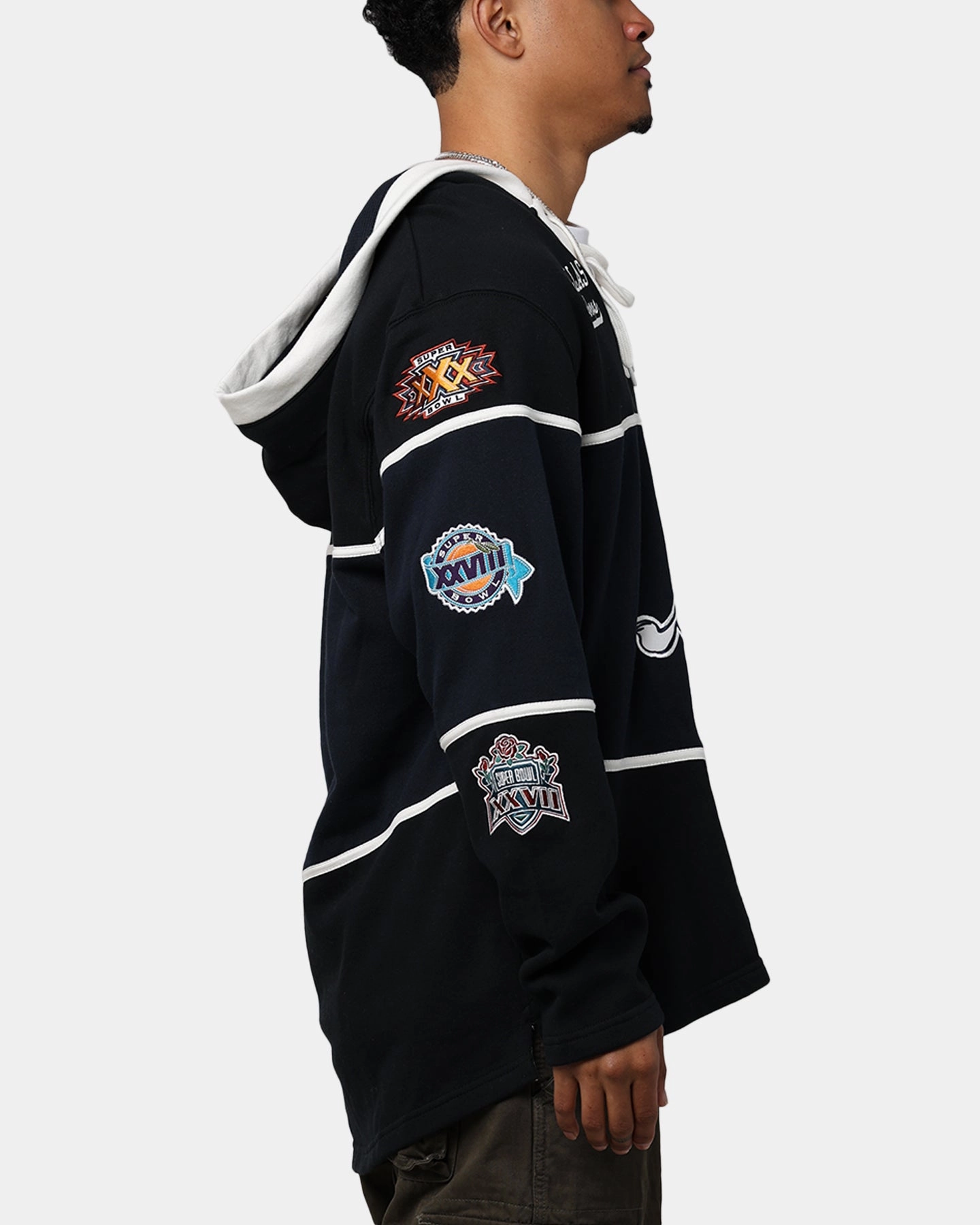 47 Brand Dallas Cowboys Super Bowl Gridiron Hoodie Jet Black Supply