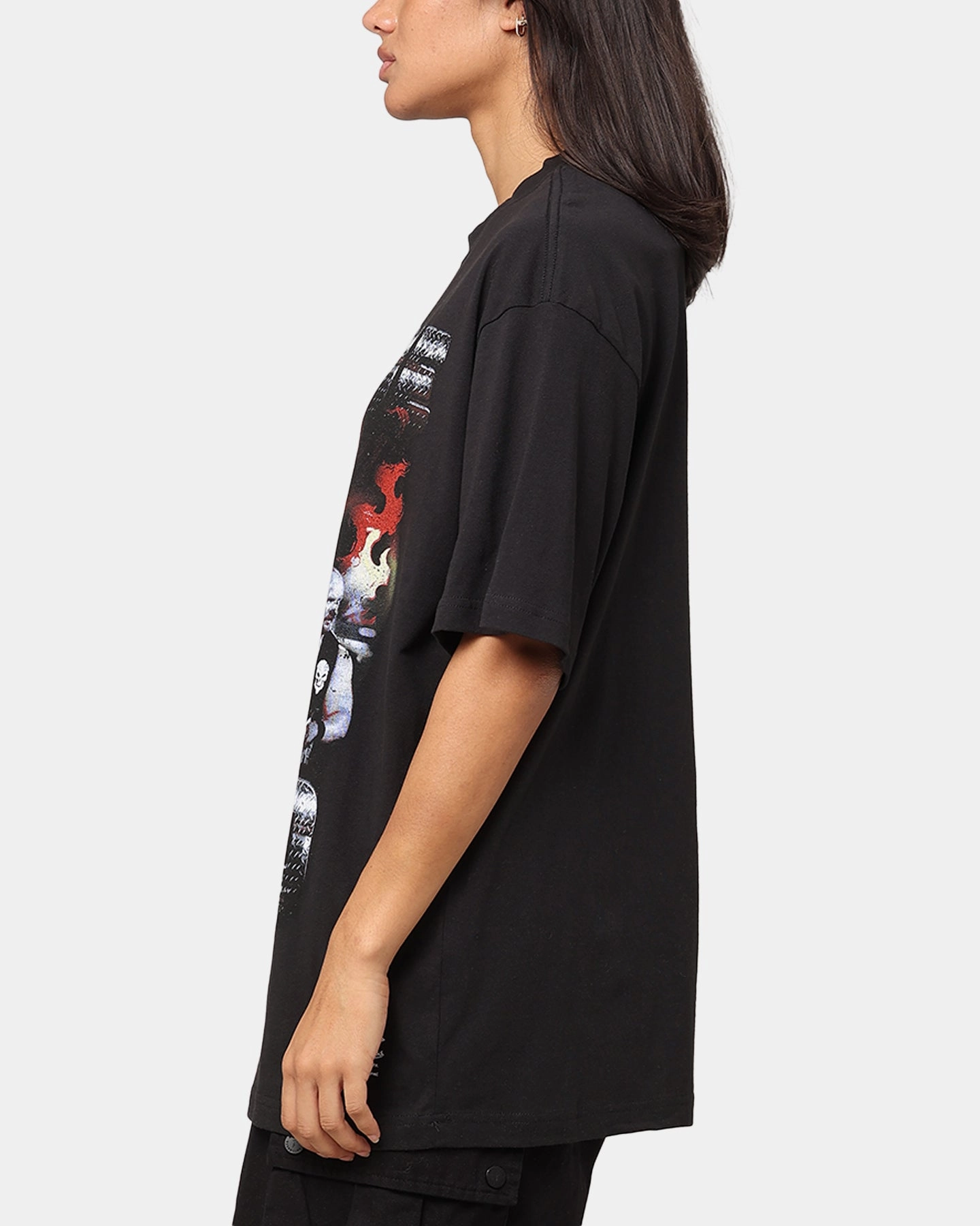 Anti Pilling Surface sporty and comfortable Mitchell & Ness X WWE Stone Cold Steve Austin Stone Cold T-Shirt Overdyed Black