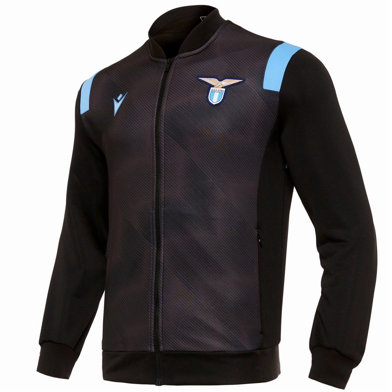 ink boot Lazio soccer pre-match presentation jacket 2021 - Macron