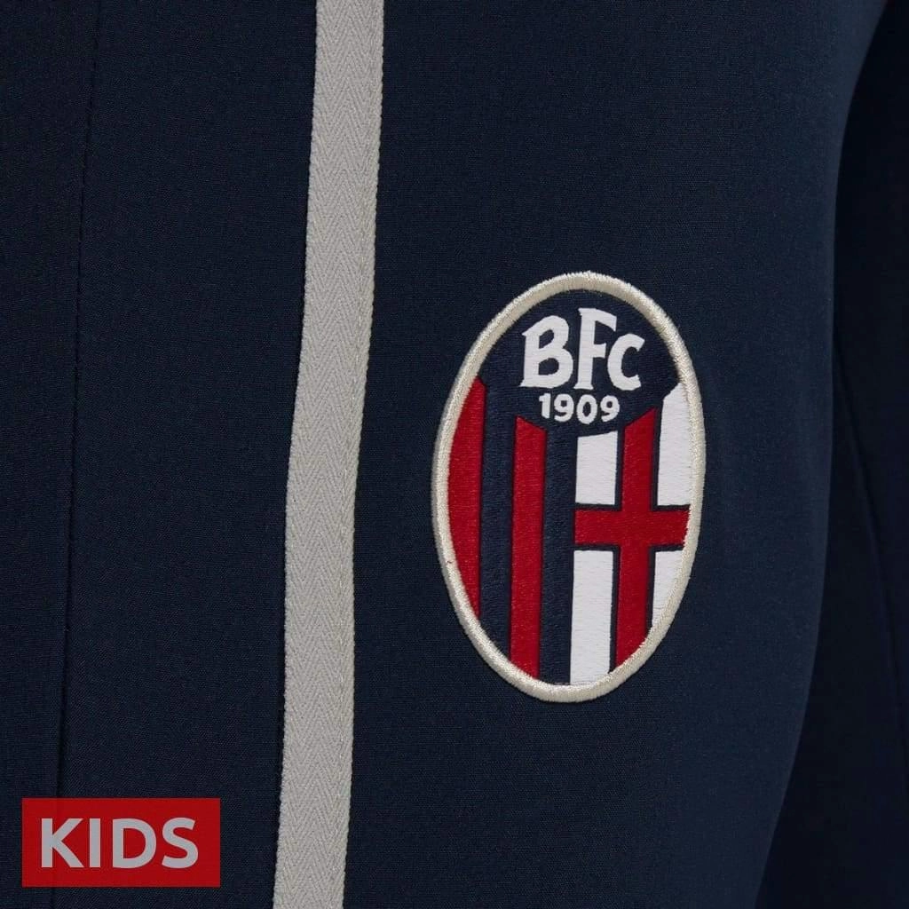 Kids - Bologna FC navy presentation soccer tracksuit 2018/19 - Macron Allergen-free Lightweight insulation
