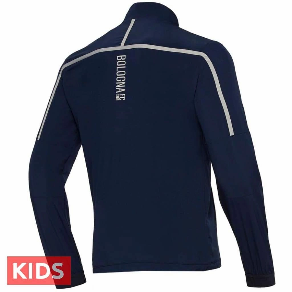 Signature snap closure Kids - Bologna FC navy presentation soccer tracksuit 2018/19 - Macron
