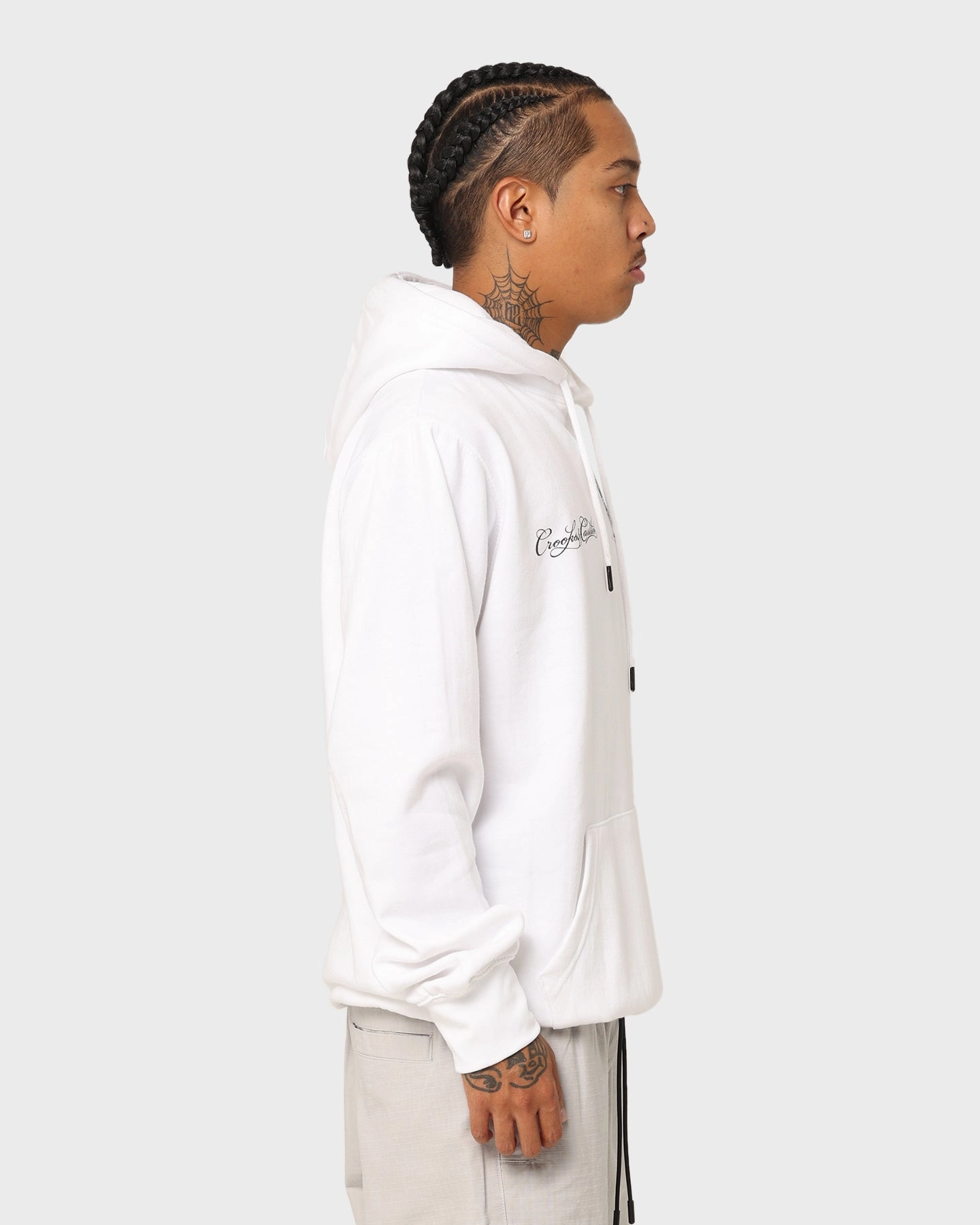 Athletic Apparel Comfort core Crooks & Castles Varsity Of Old Hoodie White