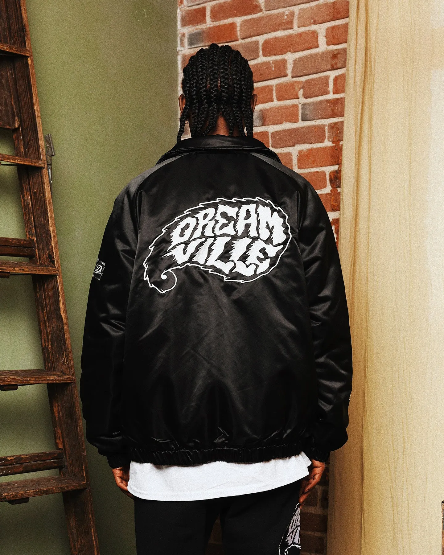 Active Movement Dreamville Dreamville Paisley Coach Jacket Black