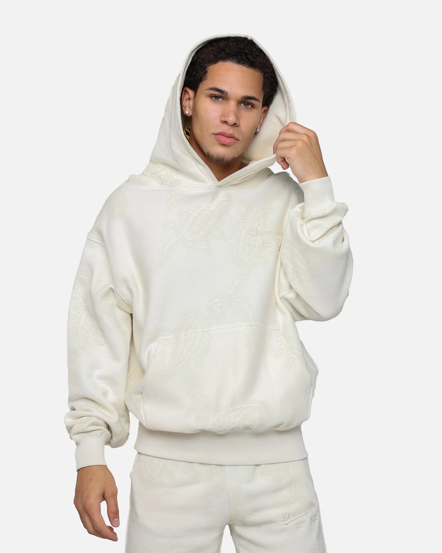 Fade Resistant Dreamville Records Hoodie Cream