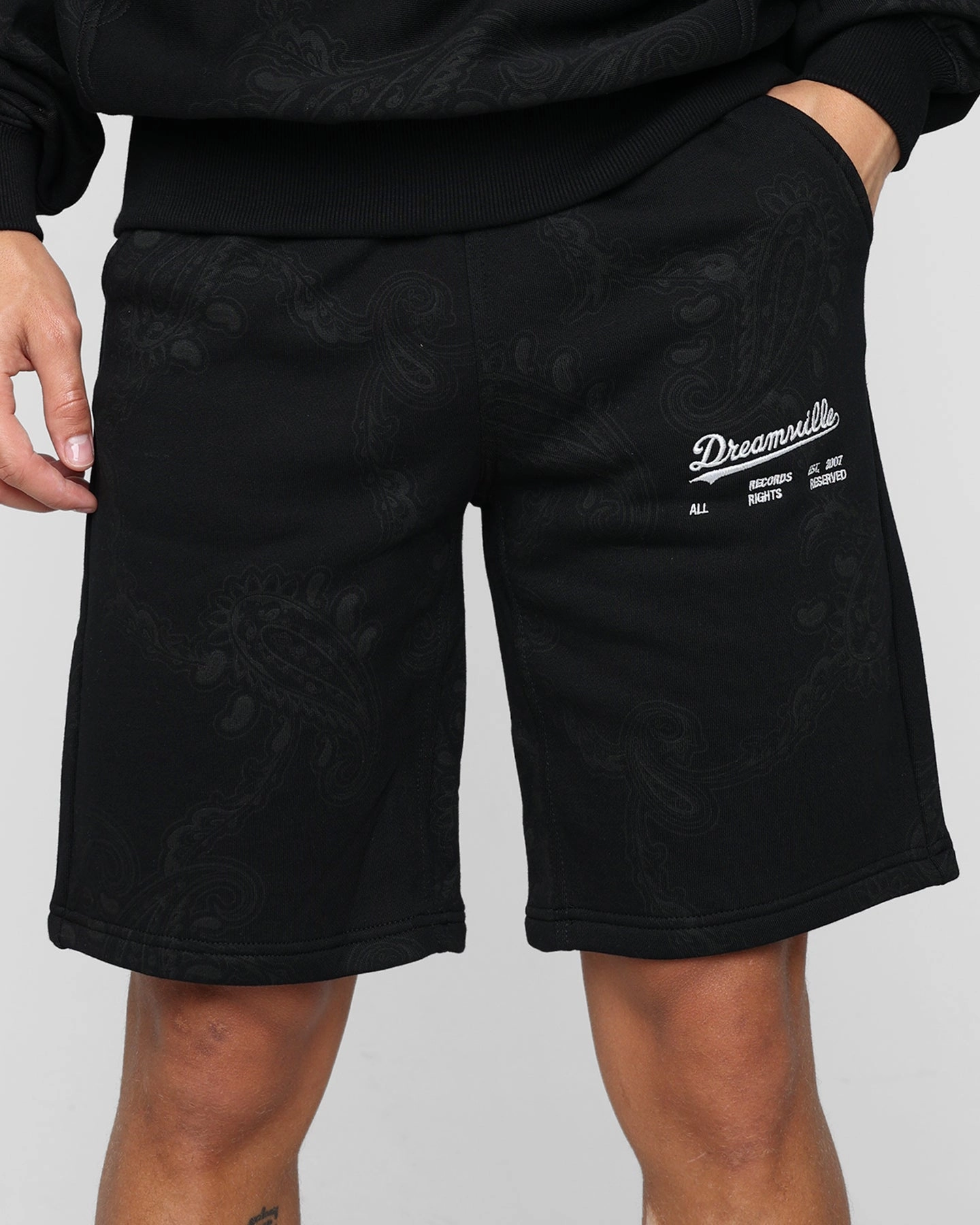 Dreamville Records Sweatshorts Black Ultra Breathable