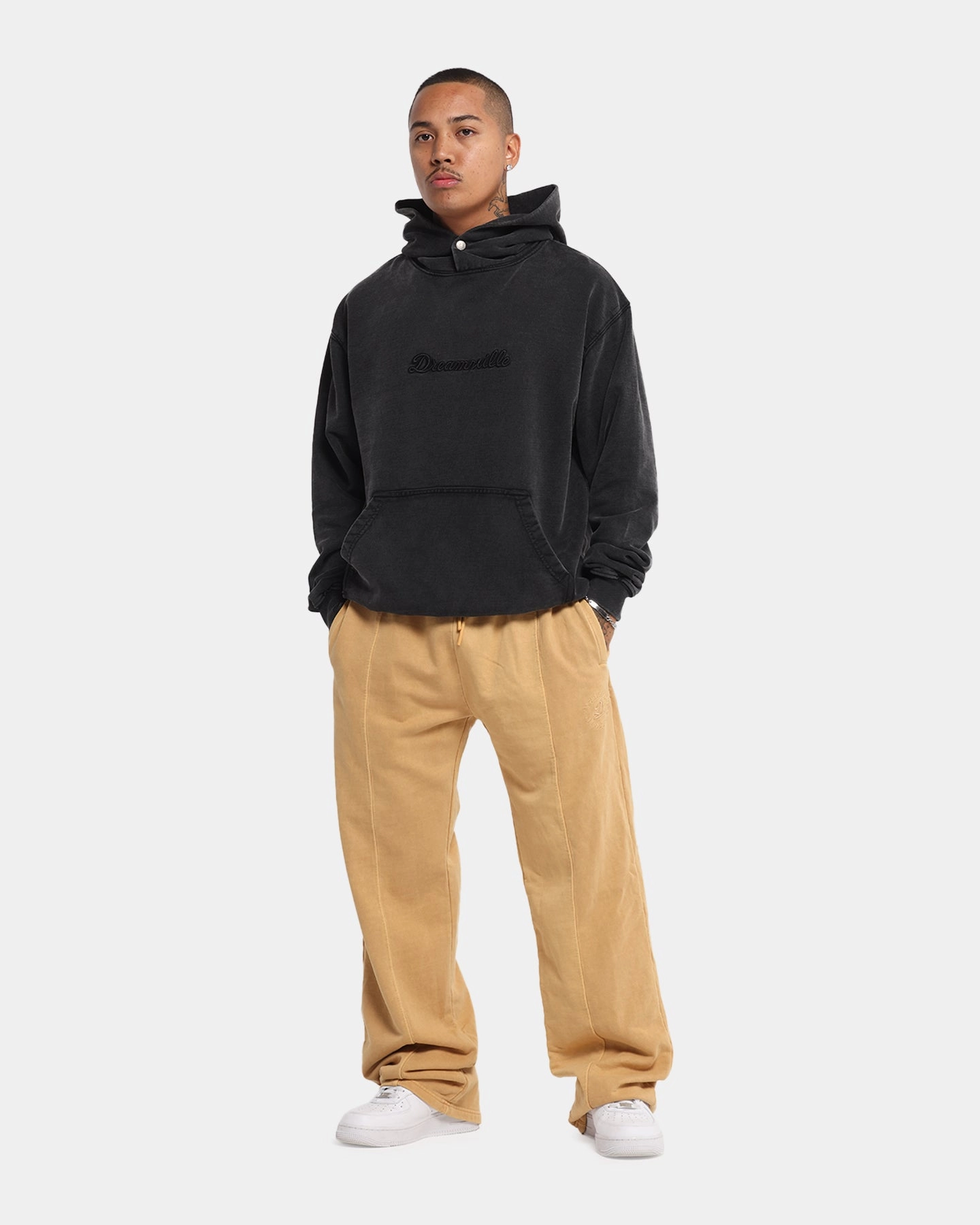 Dreamville Tonal Hoodie Black Wash Modern Apparel