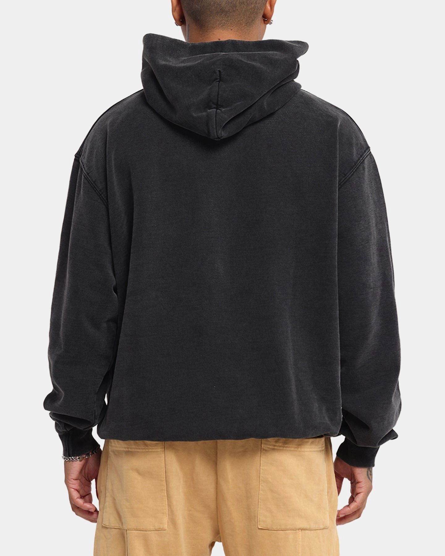 hiking clothes Dreamville Tonal Hoodie Black Wash