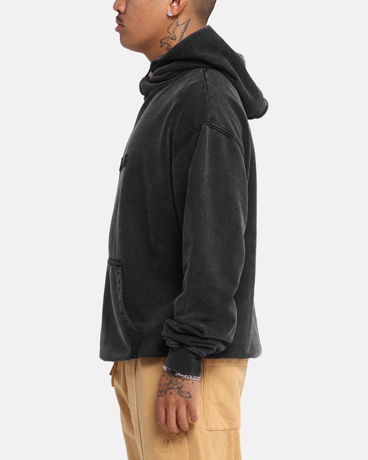 Dreamville Tonal Hoodie Black Wash Music Festival Style