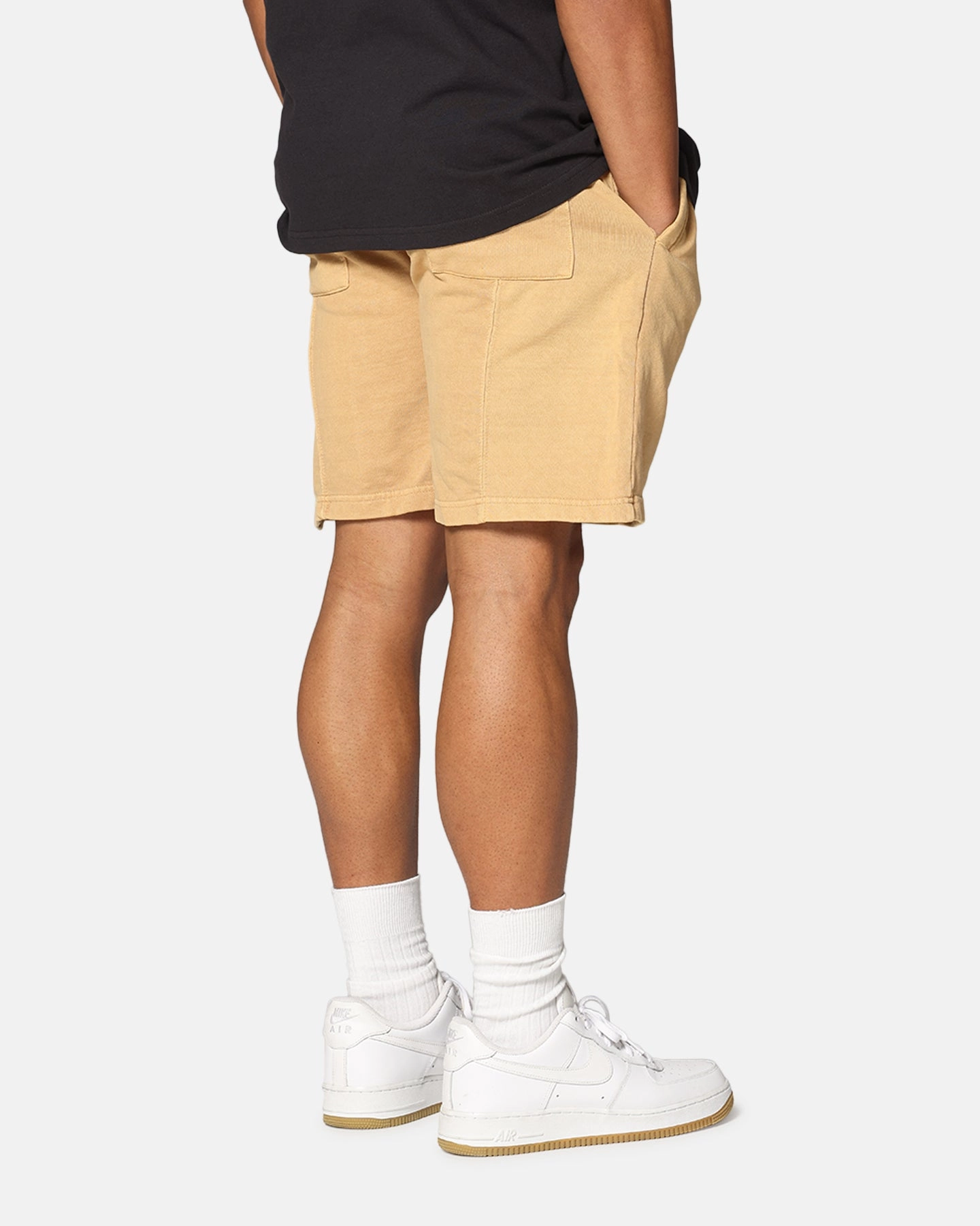 Dreamville Tonal Sweat Shorts Sand Wash Daily Wear Move Friendly