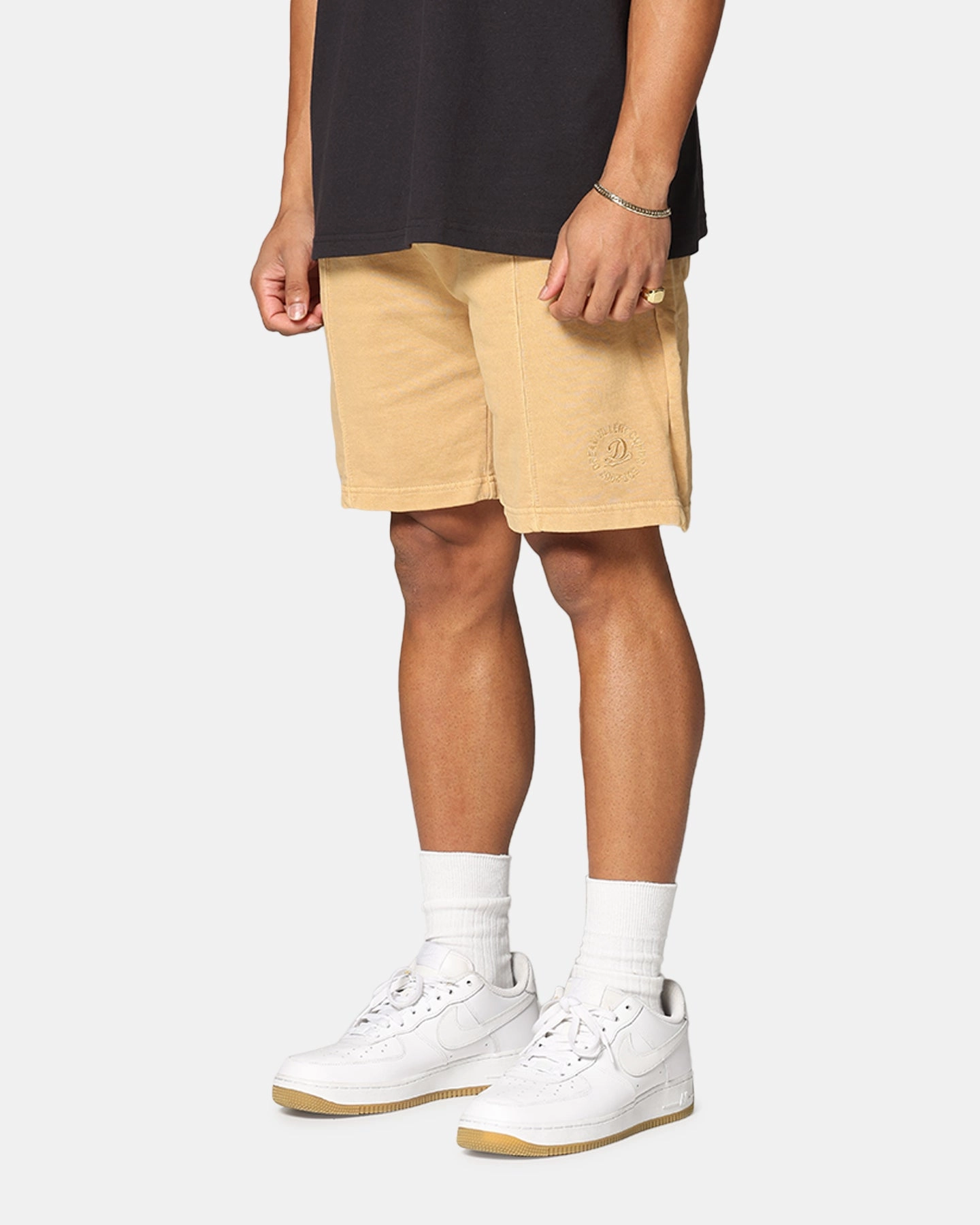 Dreamville Tonal Sweat Shorts Sand Wash Breathable Cut