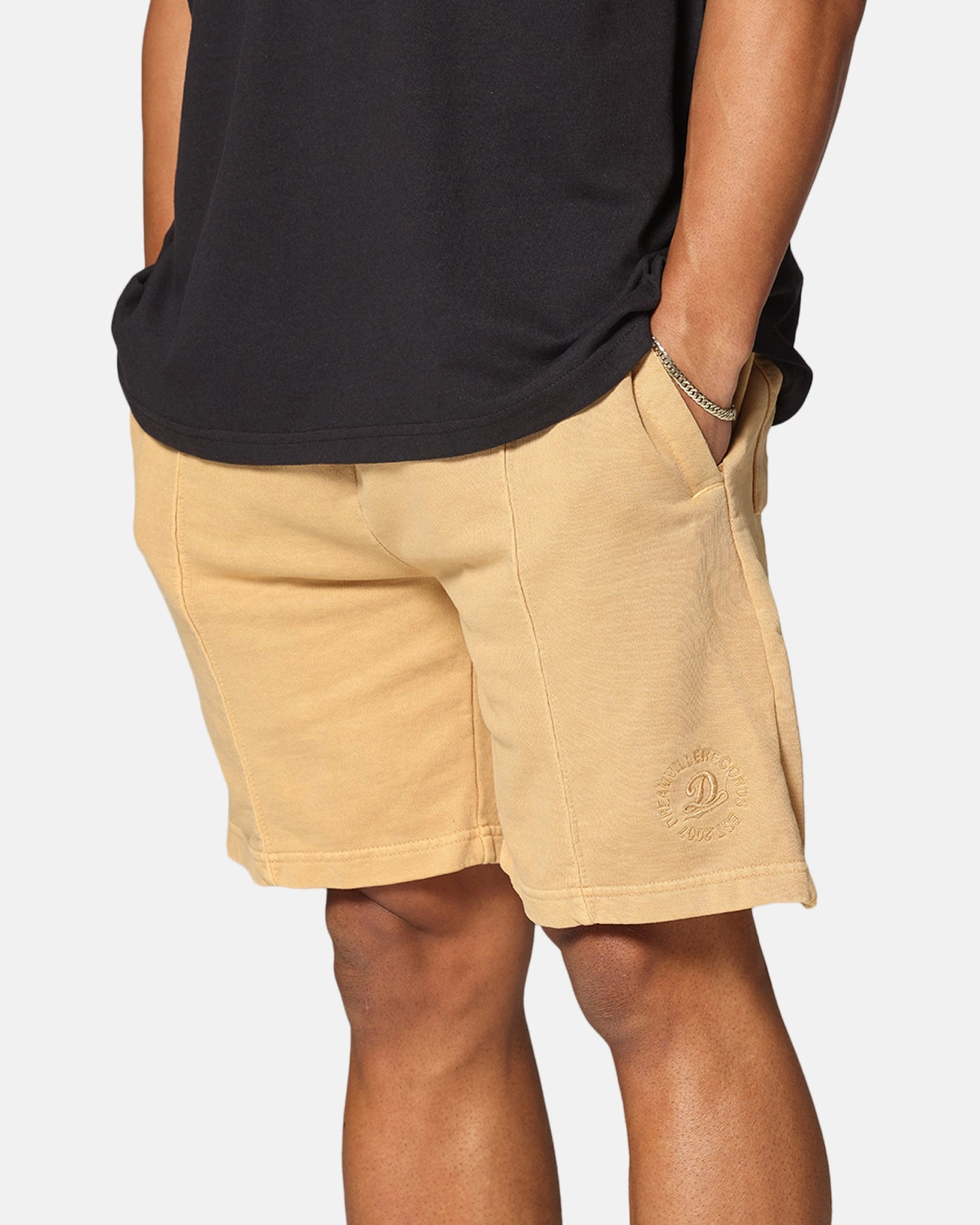 moisture - wicking Easy Movement Dreamville Tonal Sweat Shorts Sand Wash