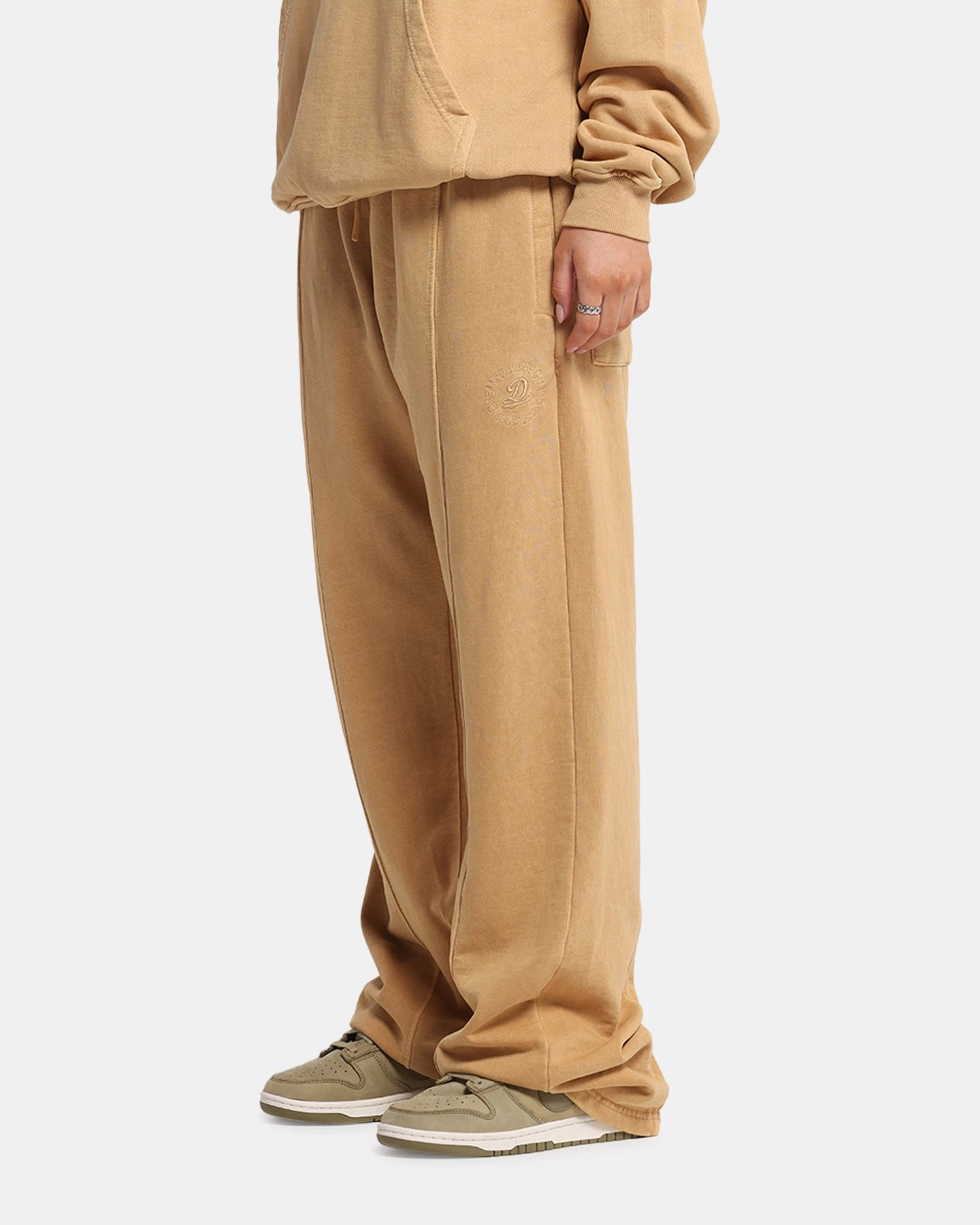 NoBuckleDesign Effortless Style Dreamville Tonal Sweatpants Sand Wash
